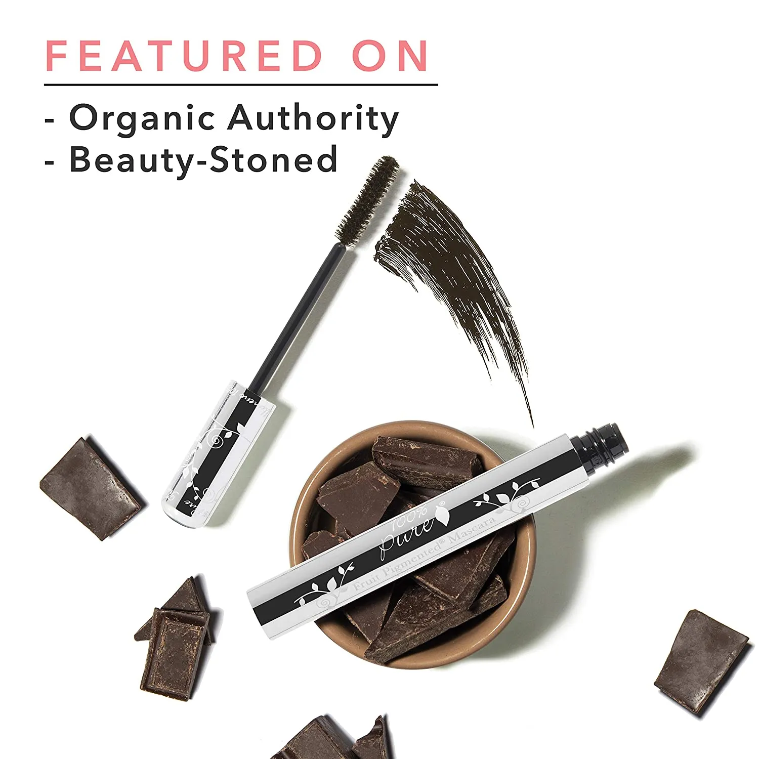 100% Pure Fruit Pigmented Ultra Lengthening Mascara - Dark Chocolate