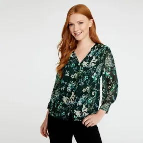 3/4 Sleeve Richmond Floral Blouse