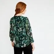 3/4 Sleeve Richmond Floral Blouse