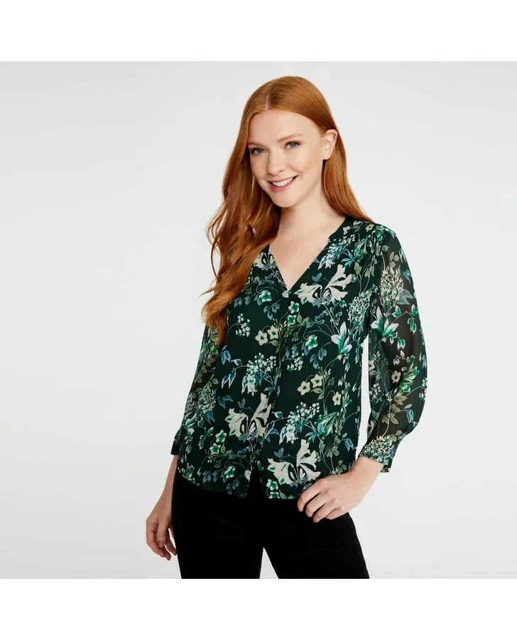 3/4 Sleeve Richmond Floral Blouse