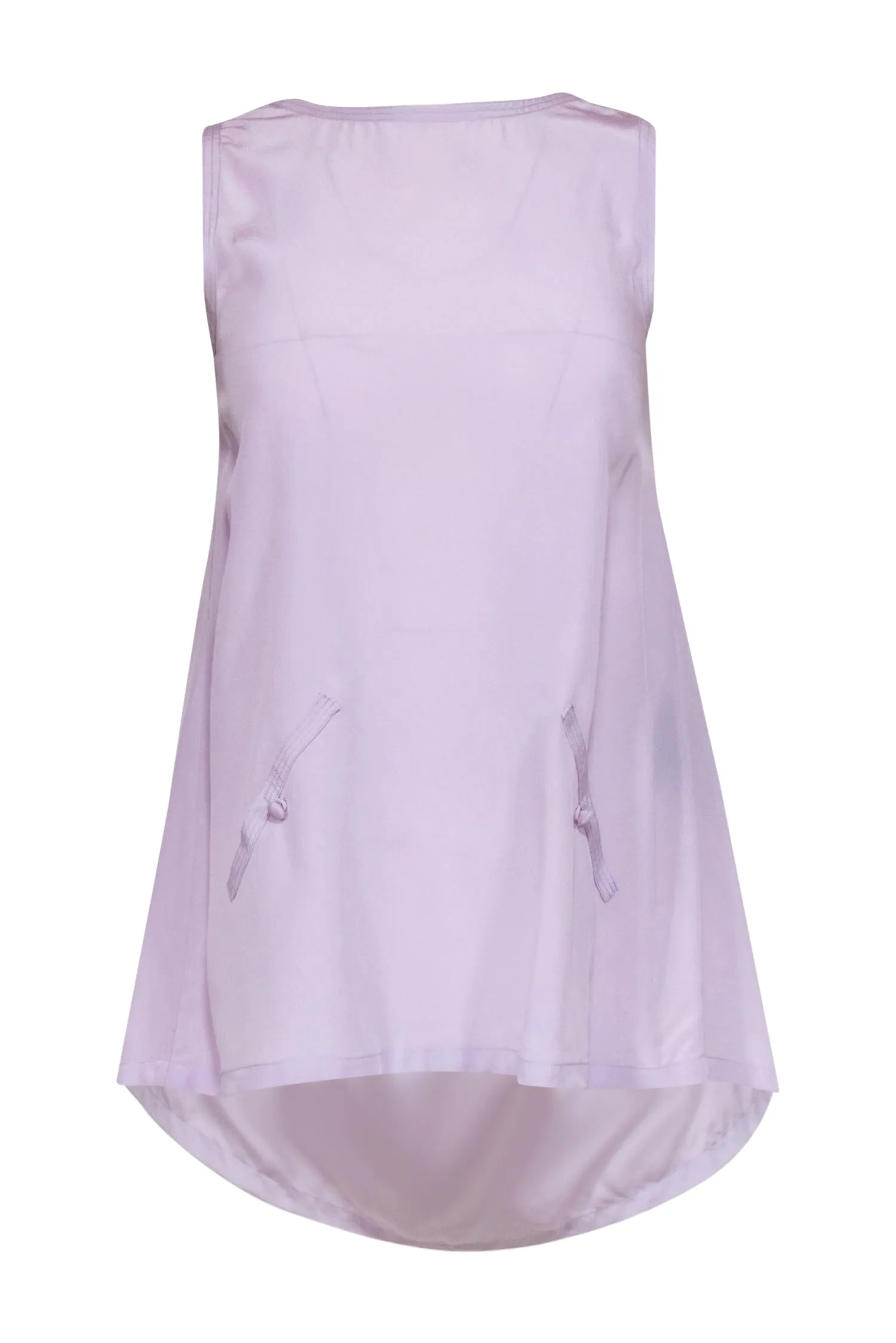 Alexander Wang - Lavender Silk Scoop Back Tank w/ Buttons Sz XS