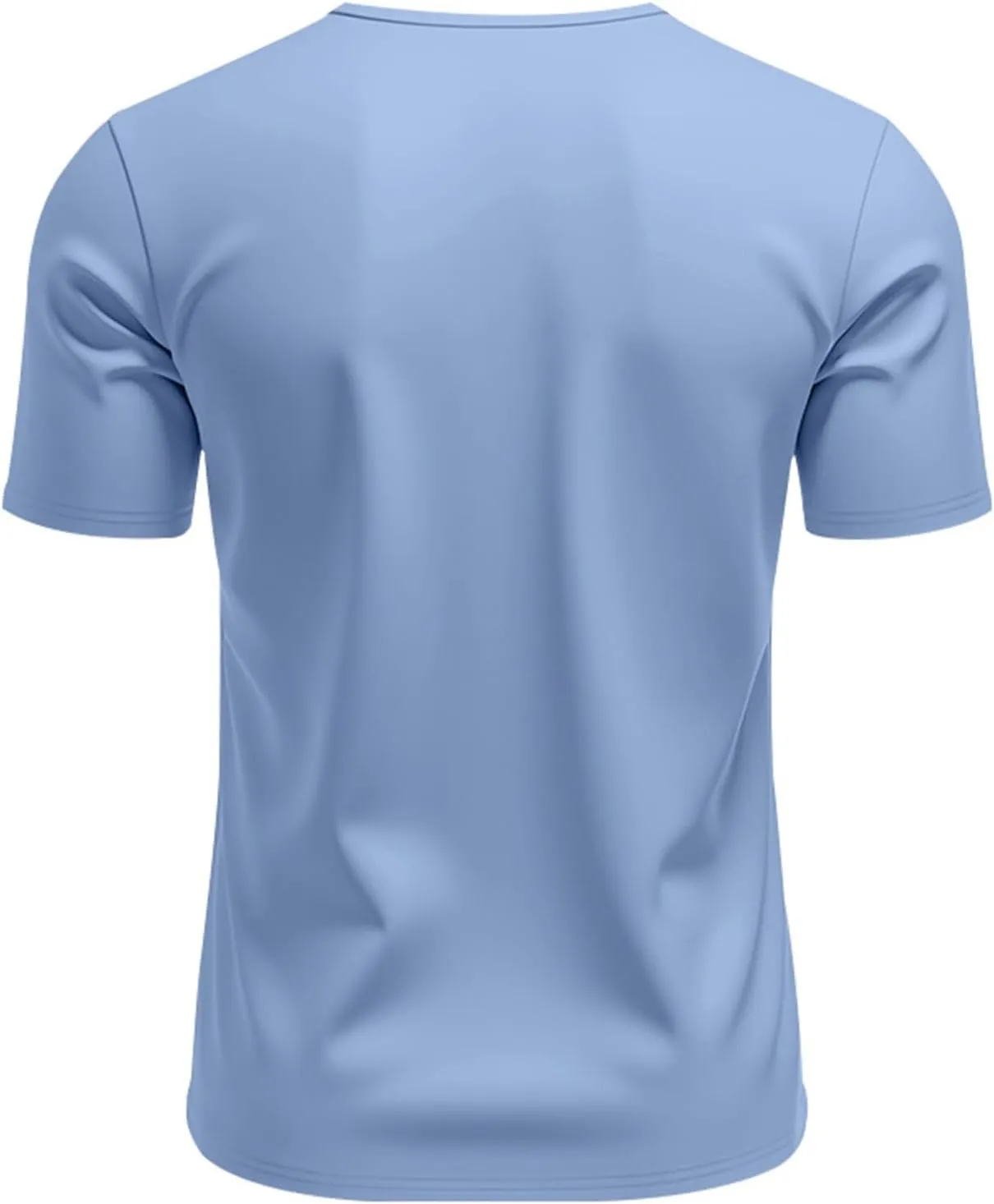 Athletic Shirts for Men Short Sleeve V Neck Basic Shirt Summer Quick Dry Casual Comfy Running Workout Pullover Tops