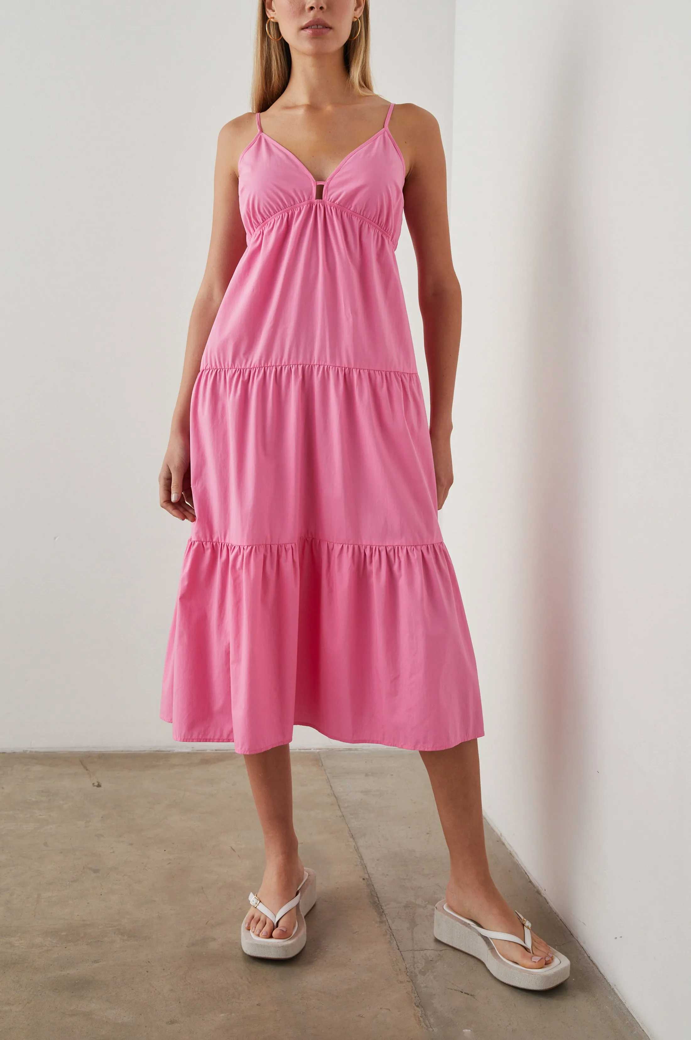 AVRIL DRESS - HOT PINK