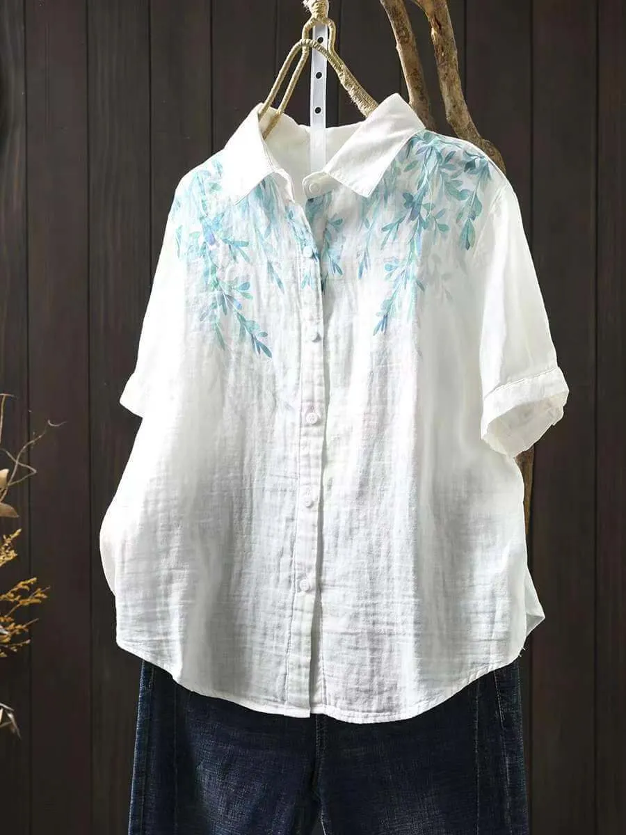 Babakud Women Comfy Cotton Knit Blouse