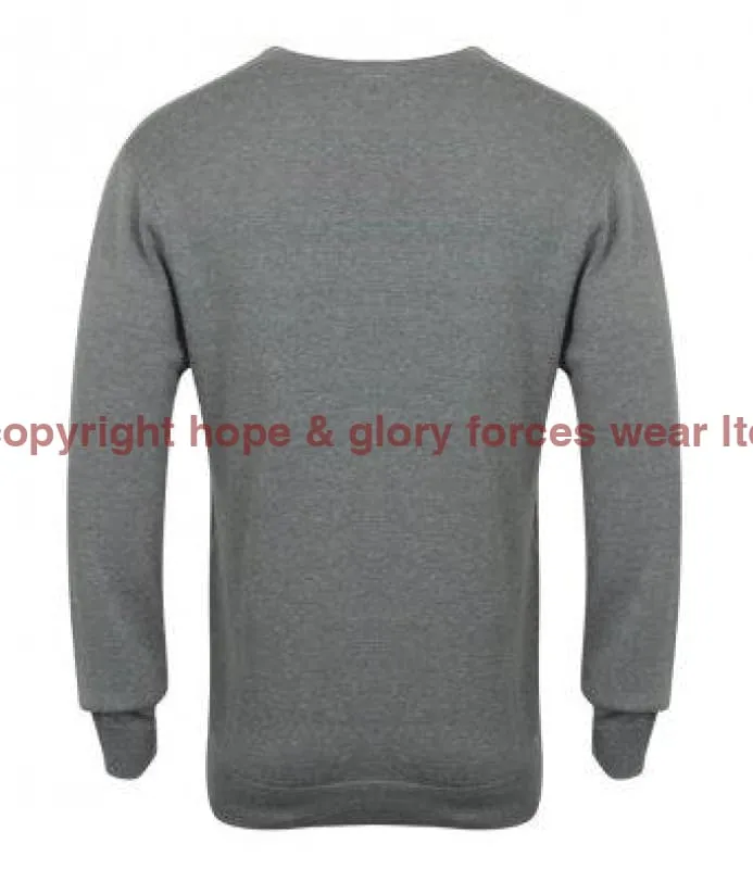 British Army UNITS Regimental Lightweight V Neck Sweater