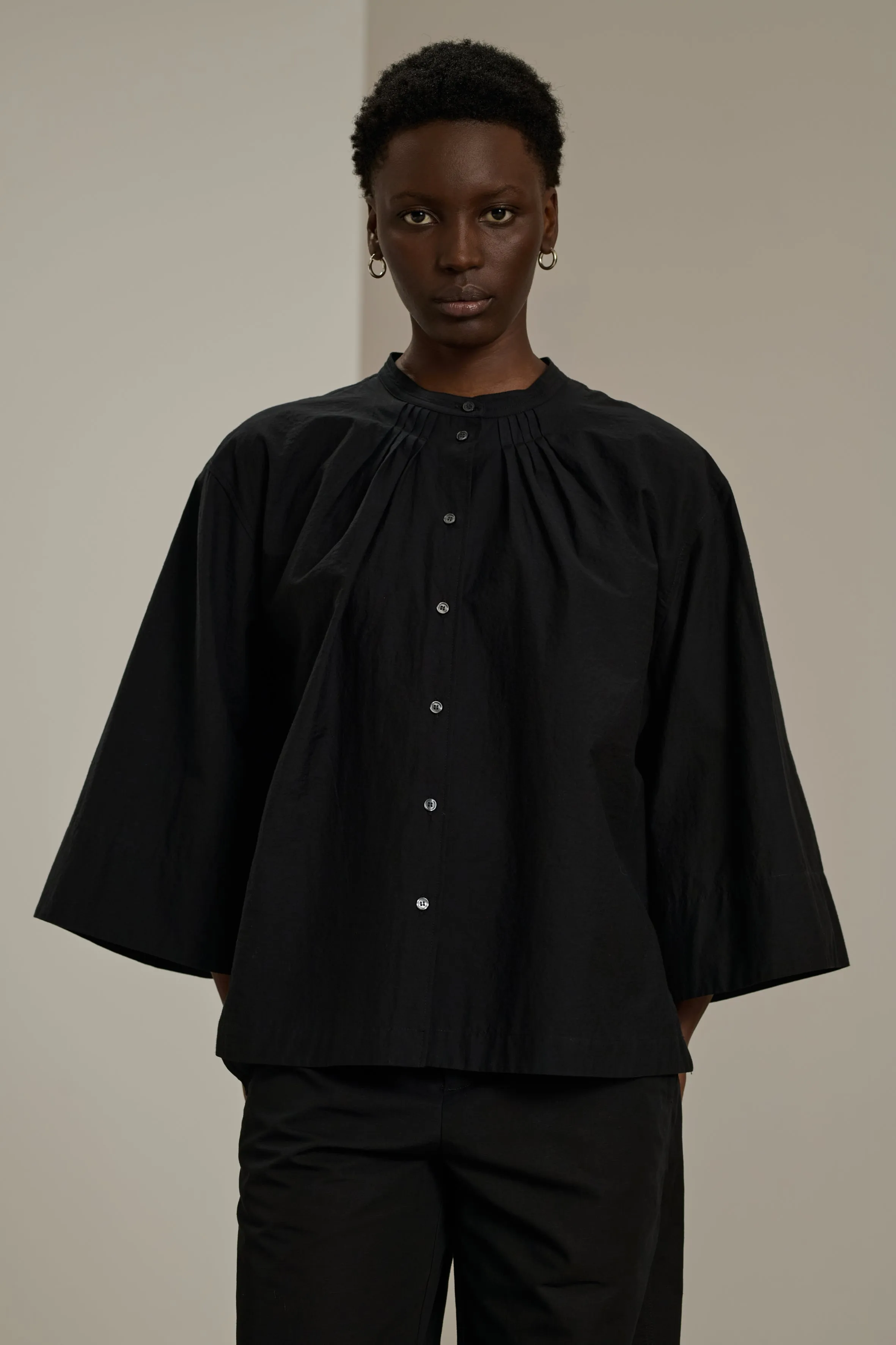 BUCAREST BLACK BLOUSE