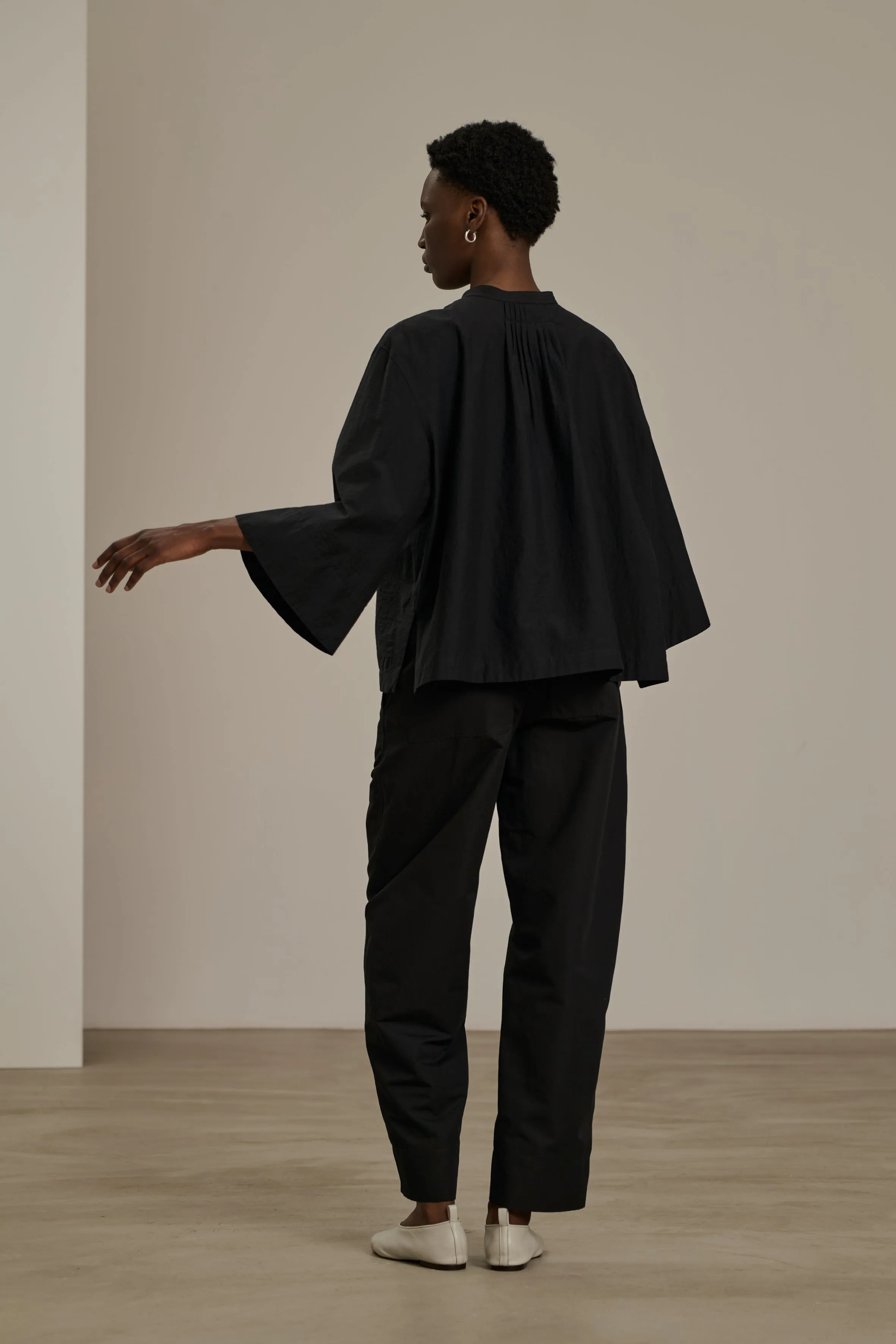 BUCAREST BLACK BLOUSE