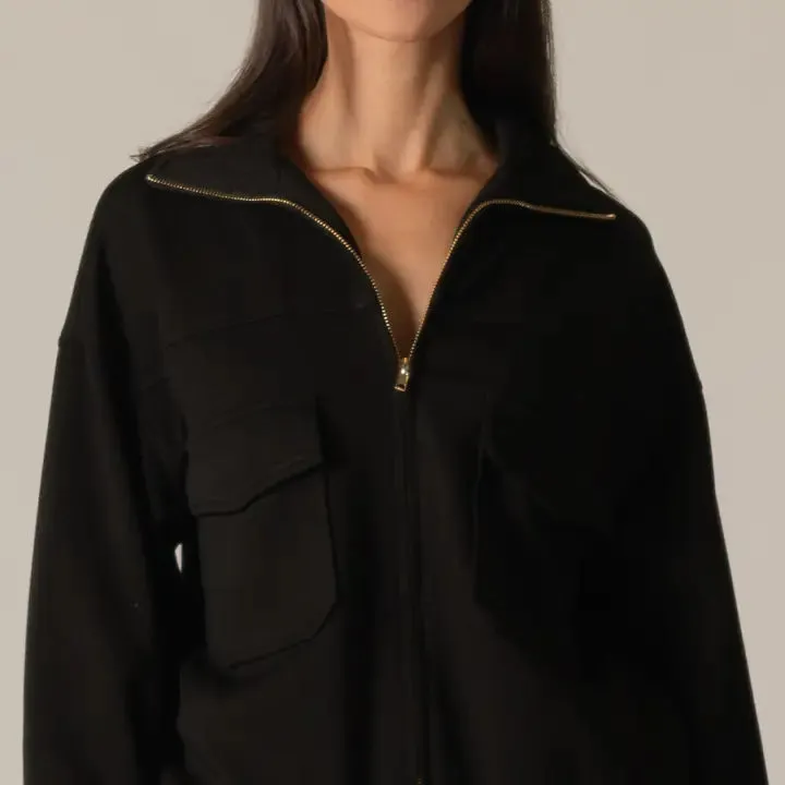 Butter Modal Zip Up