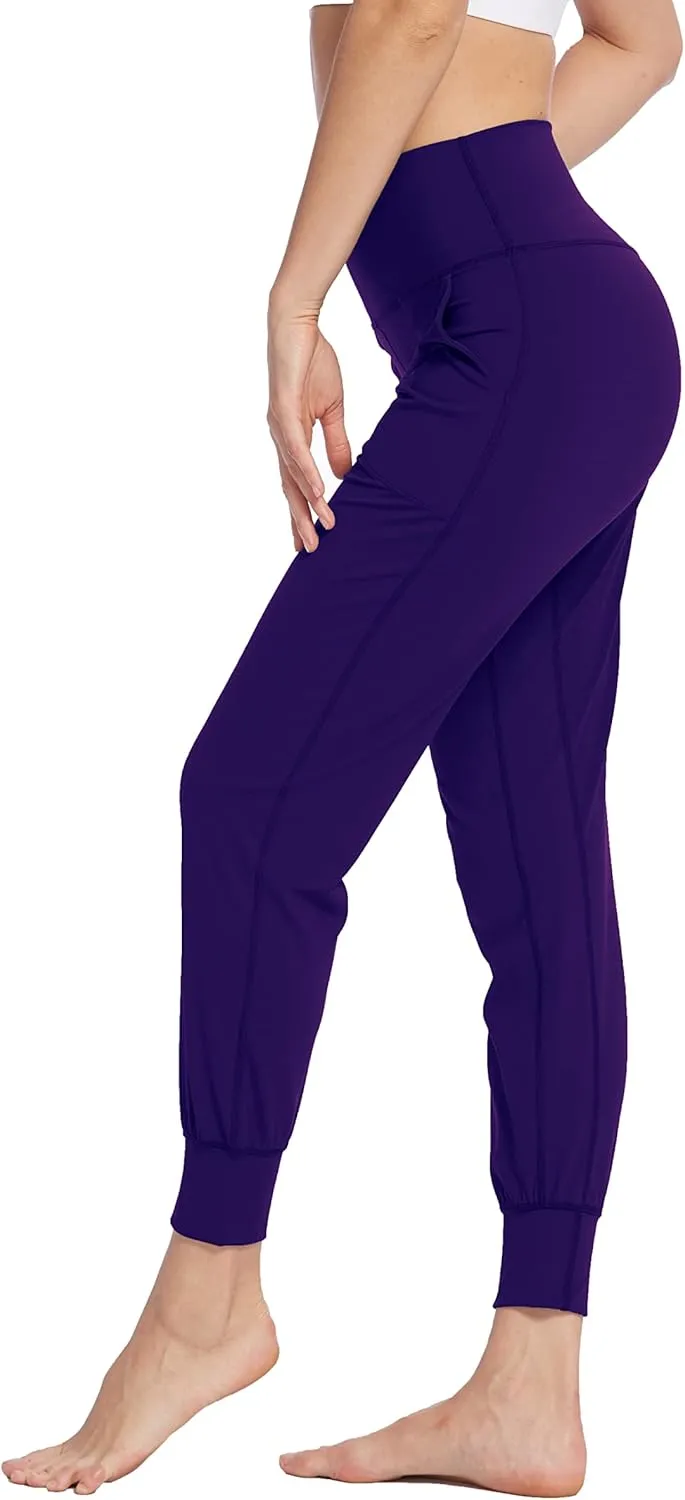 Buttery Soft Joggers/Active Sweatpants with Pockets, Womens High Waist Workout Yoga Pants