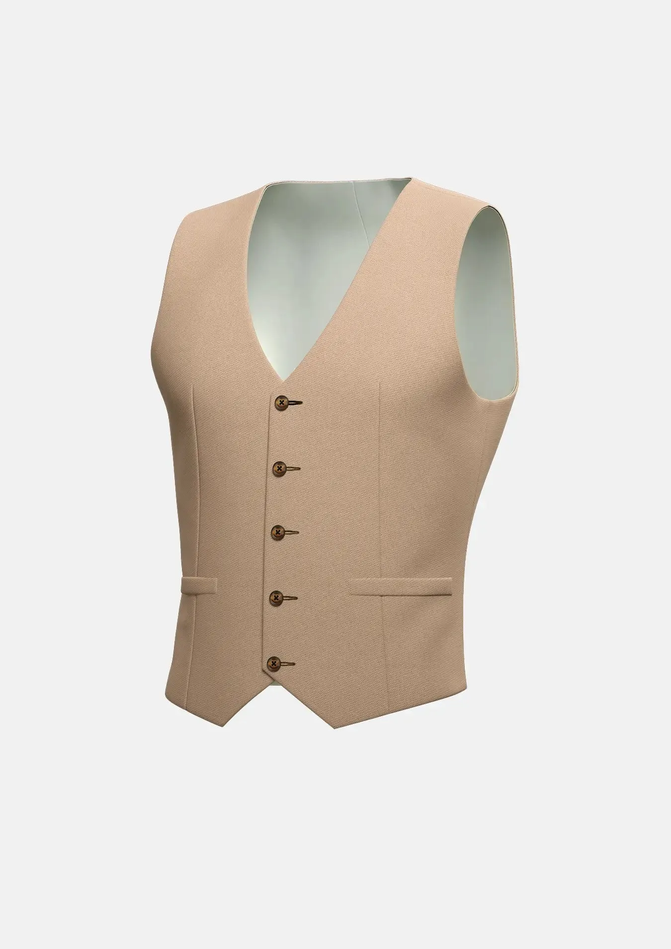 Camel Cotton Vest