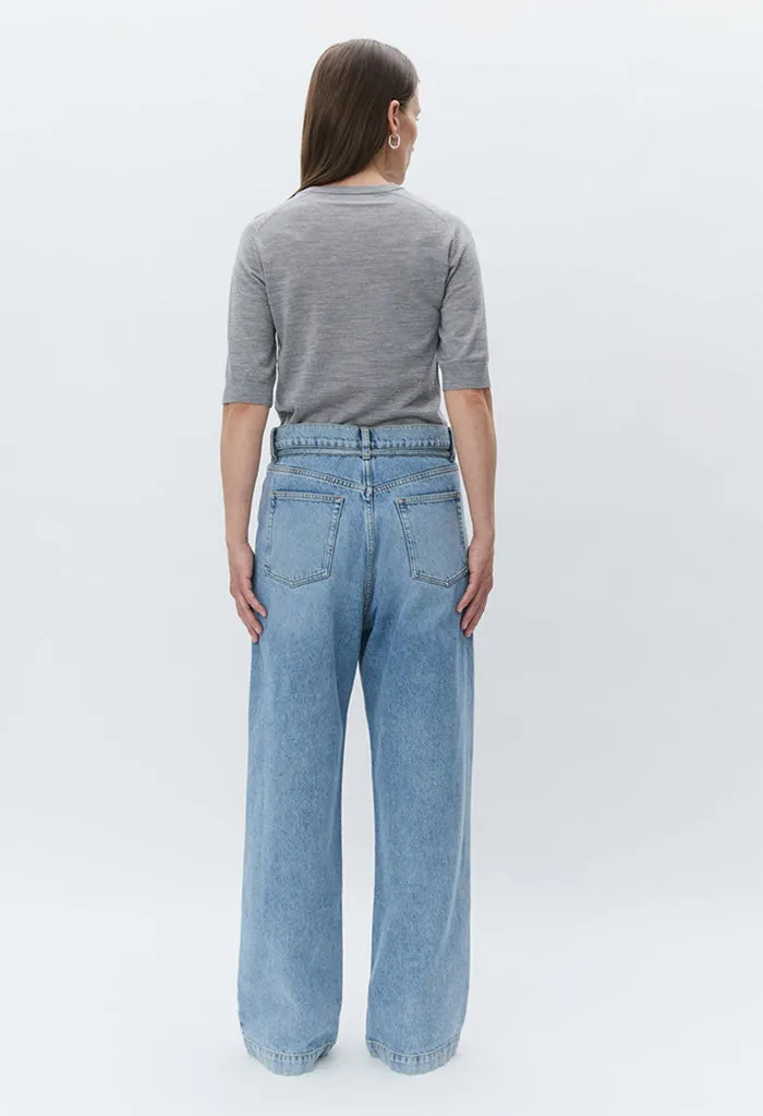 Carolina Knit Top - Medium Grey Melange