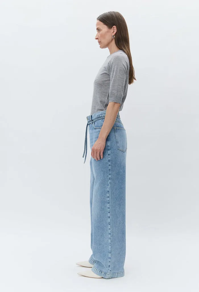 Carolina Knit Top - Medium Grey Melange