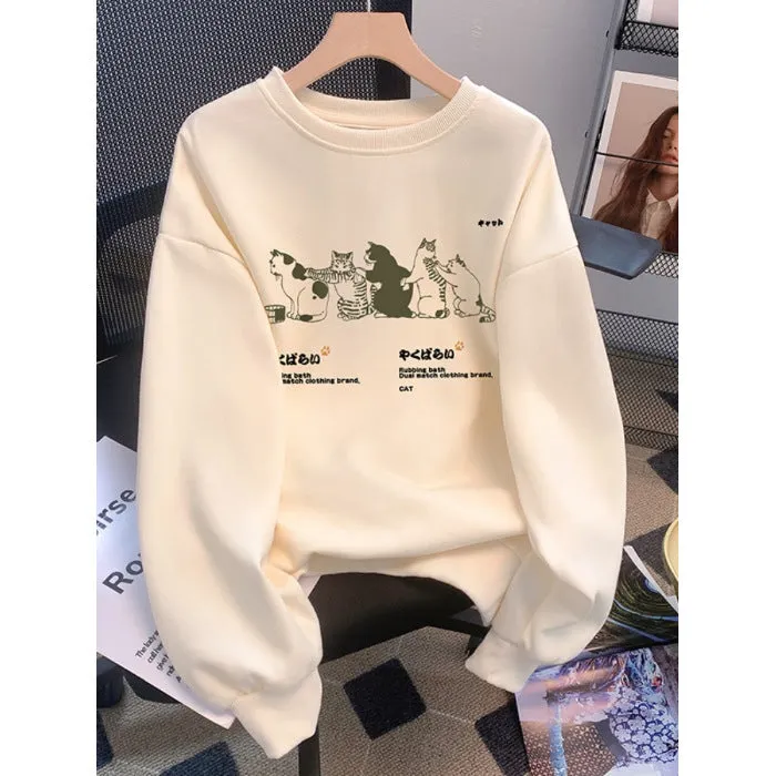 Chic Comfort: AutumnWinter Women's Printed Sweater