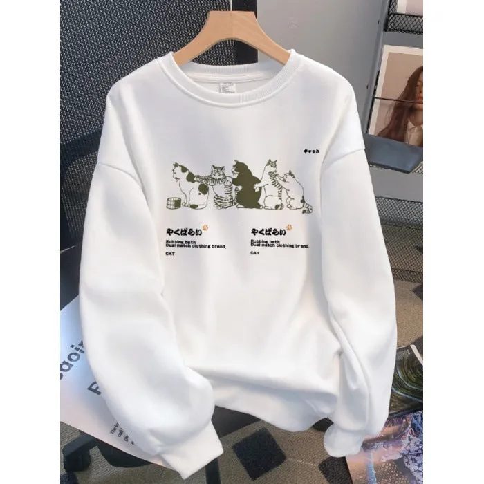 Chic Comfort: AutumnWinter Women's Printed Sweater