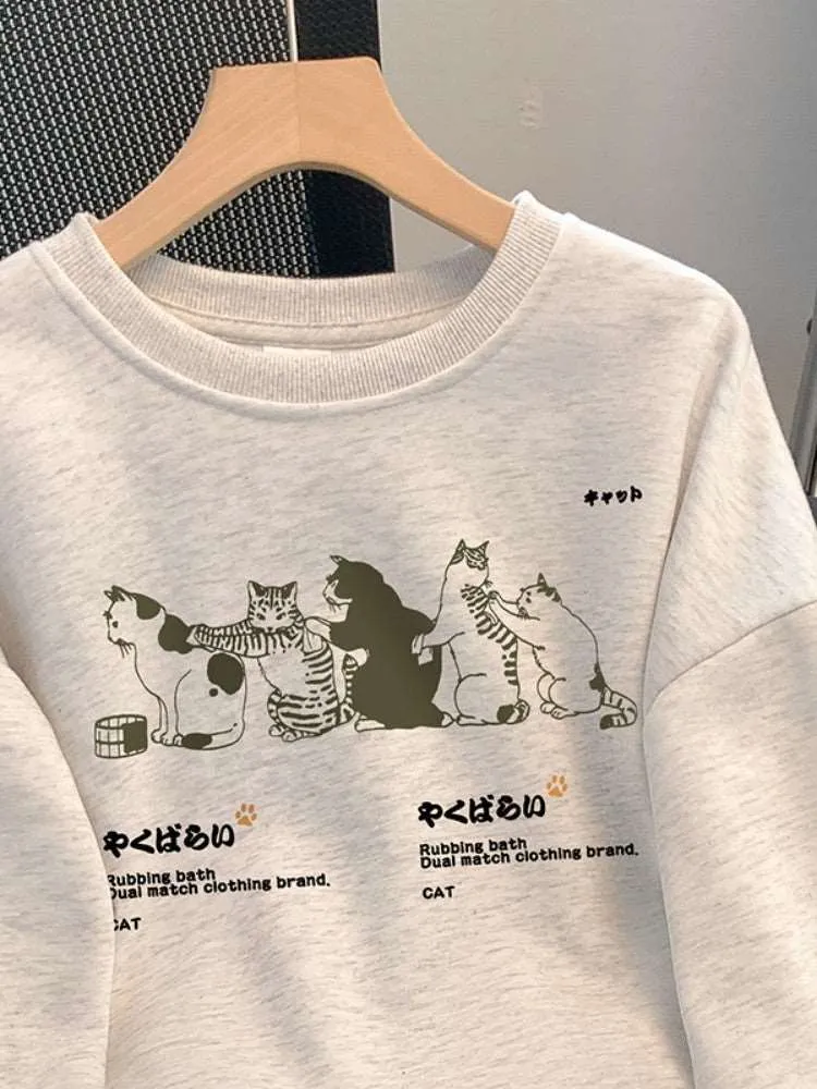 Chic Comfort: AutumnWinter Women's Printed Sweater