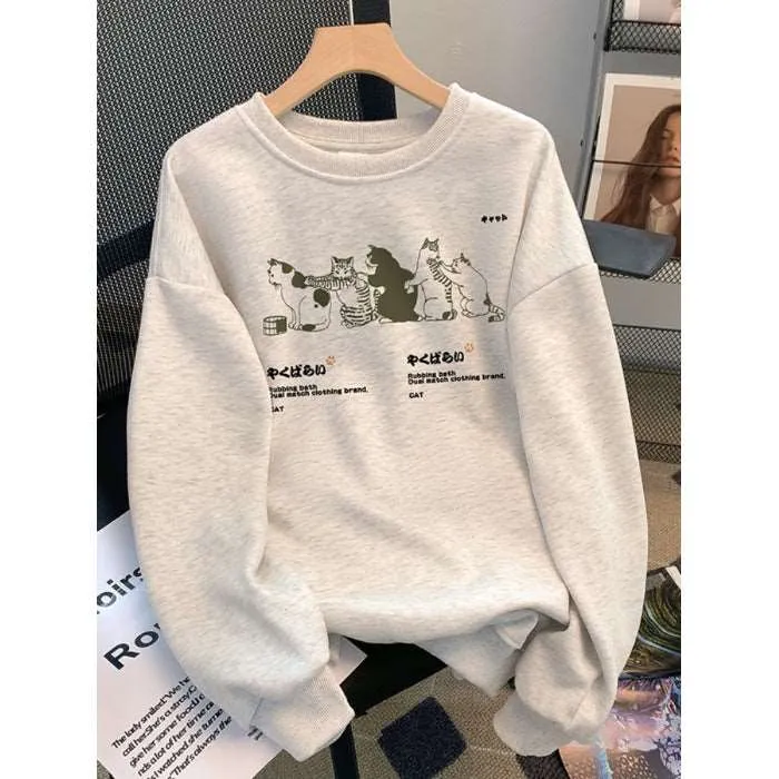Chic Comfort: AutumnWinter Women's Printed Sweater