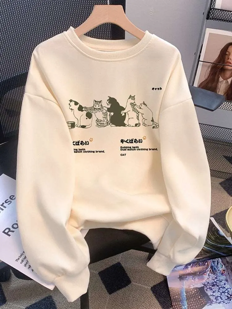 Chic Comfort: AutumnWinter Women's Printed Sweater