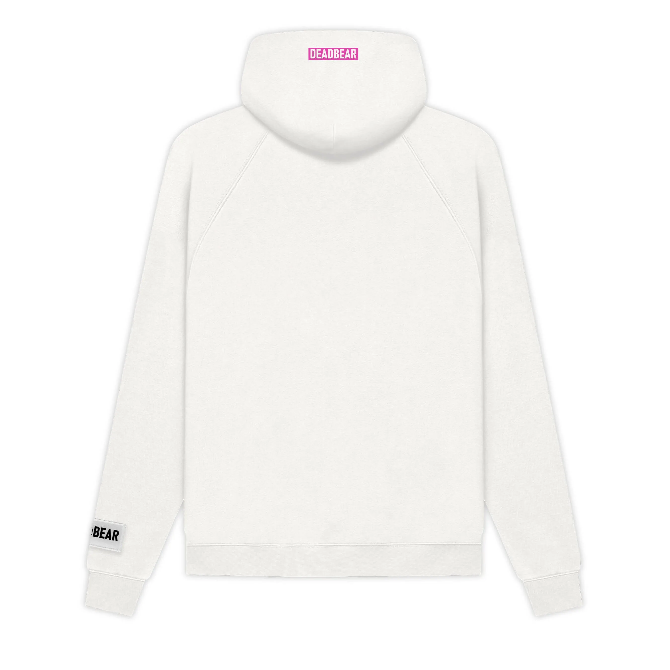 Cream White Graphic Hoodie