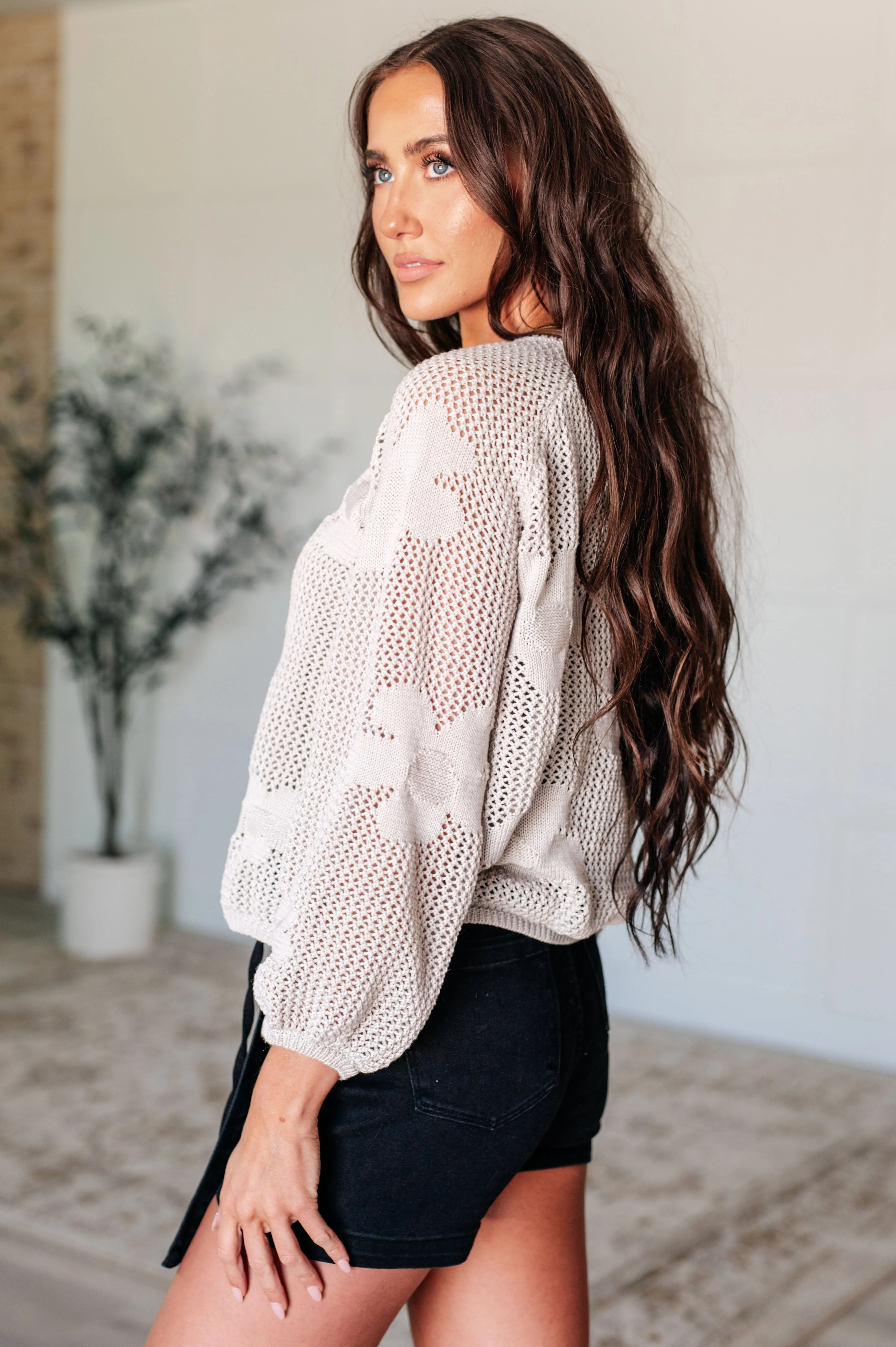Denise Floral Lightweight Boatneck Sweater