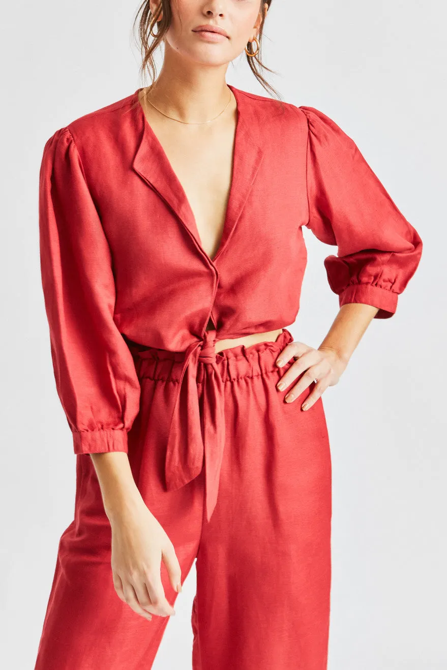 Eden Top - Lava Red