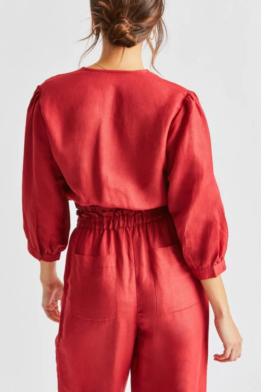 Eden Top - Lava Red