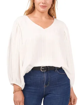 Eliana Satin Stripe Blouse | NEW IVORY