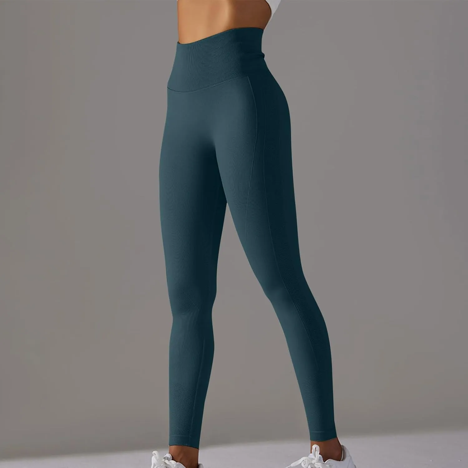 fartey Womens High Waist Yoga Pants Breathable Stretch Compression Workout Leggings Tummy Control Buttery Soft Tights