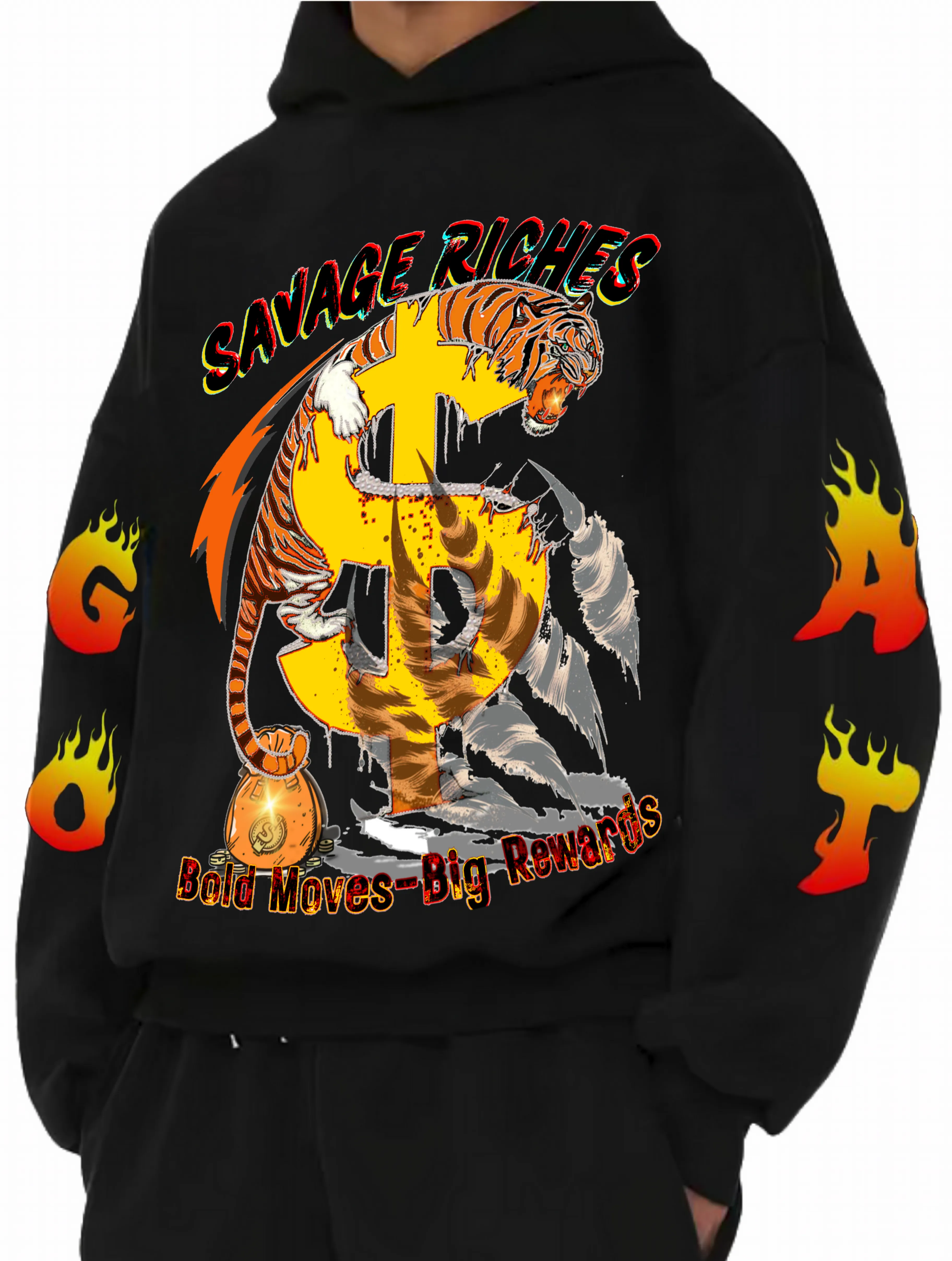 Grit of a Tiger Savage Riches Hoodie