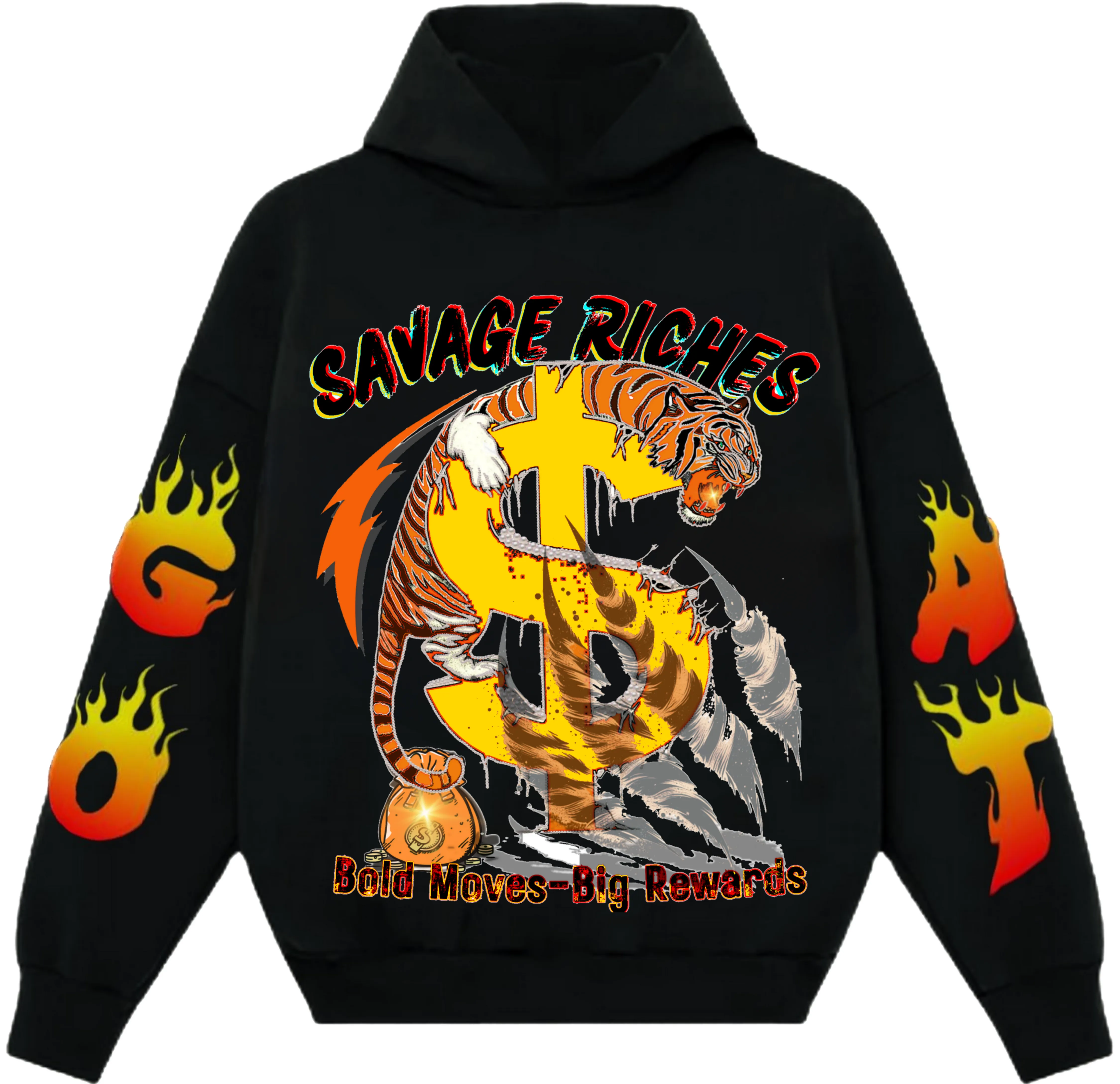 Grit of a Tiger Savage Riches Hoodie