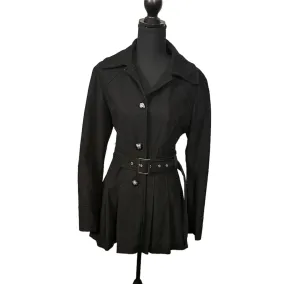 Guess - Black Single Breasted Pea Coat