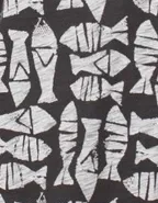 Hi-Lo Fish 3/4 Sleeve Tee by Escape