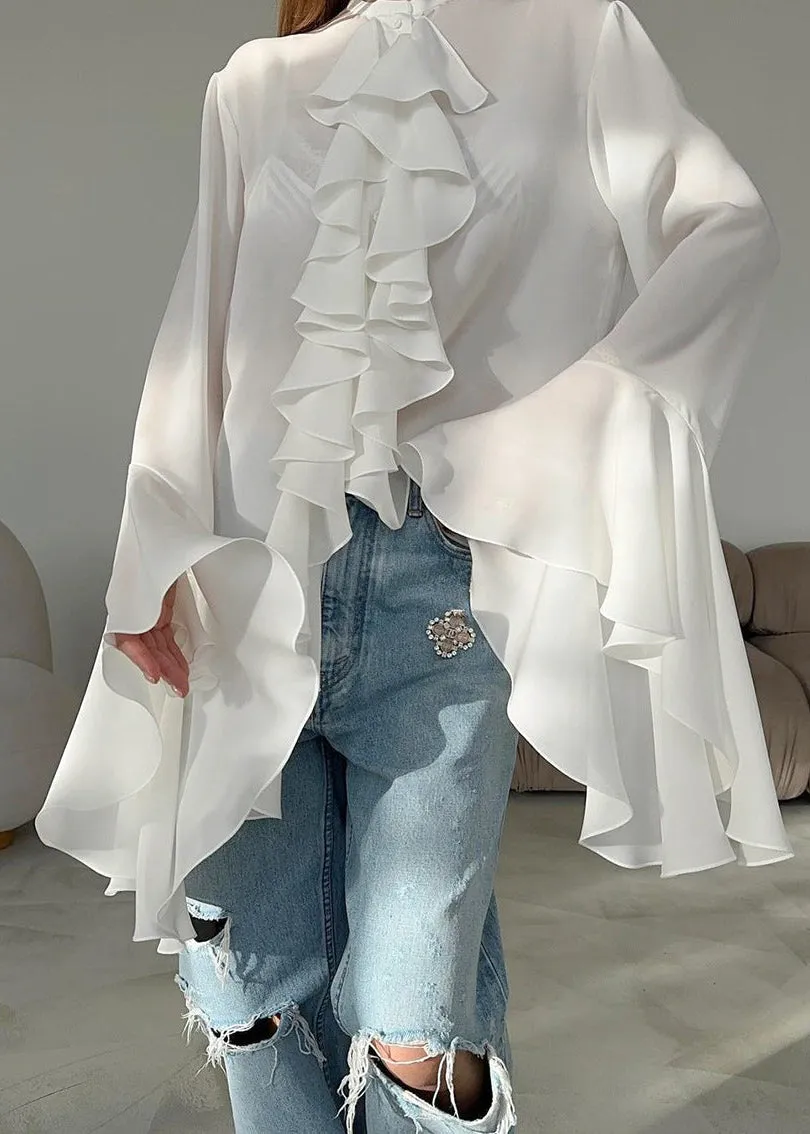 Ivyshape | Charm Ruffled Statement Blouse