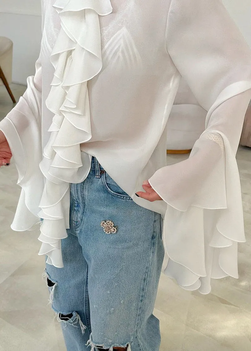 Ivyshape | Charm Ruffled Statement Blouse