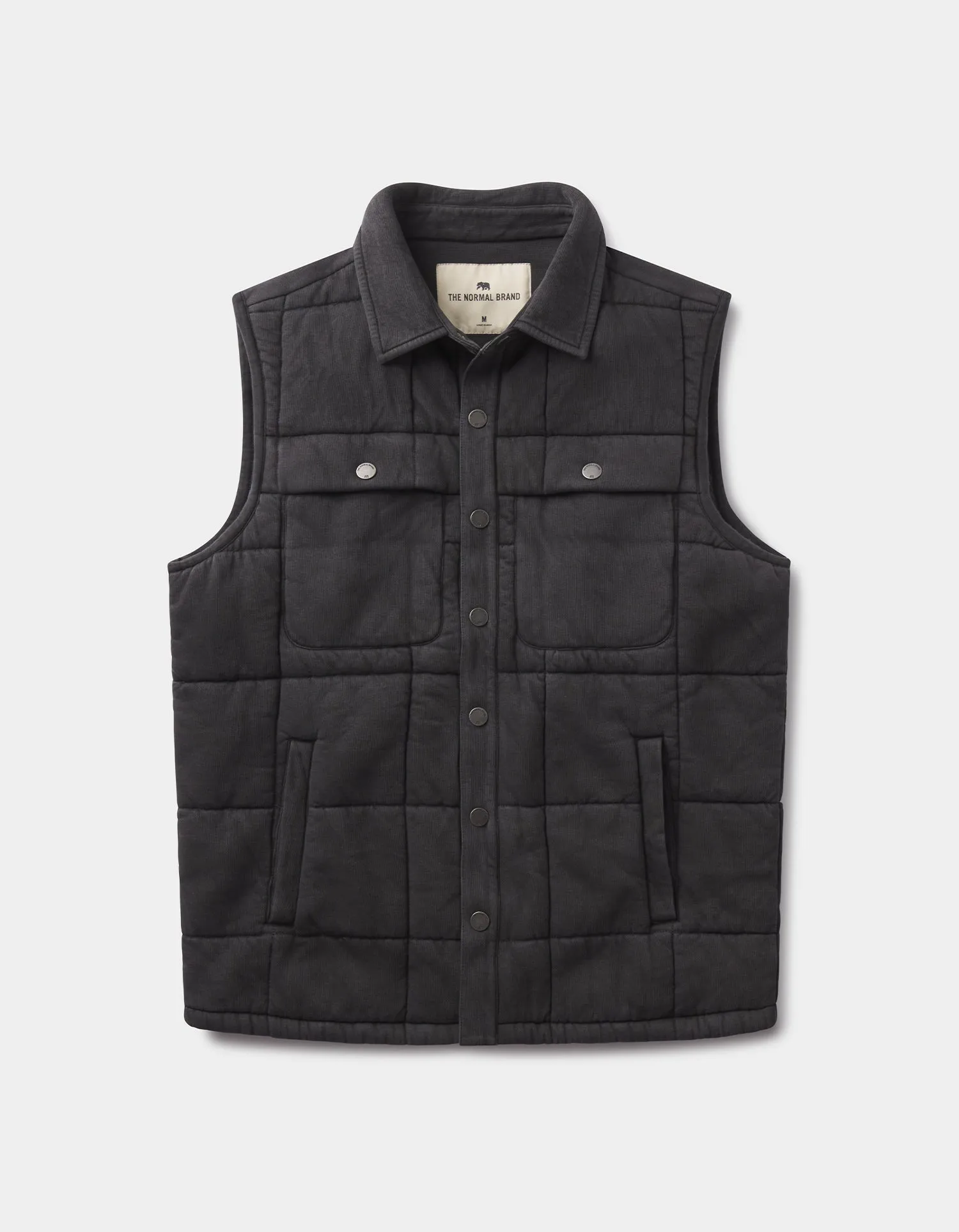 Jackie Premium Fleece Lodge Vest in Phantom
