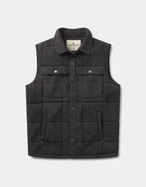 Jackie Premium Fleece Lodge Vest in Phantom
