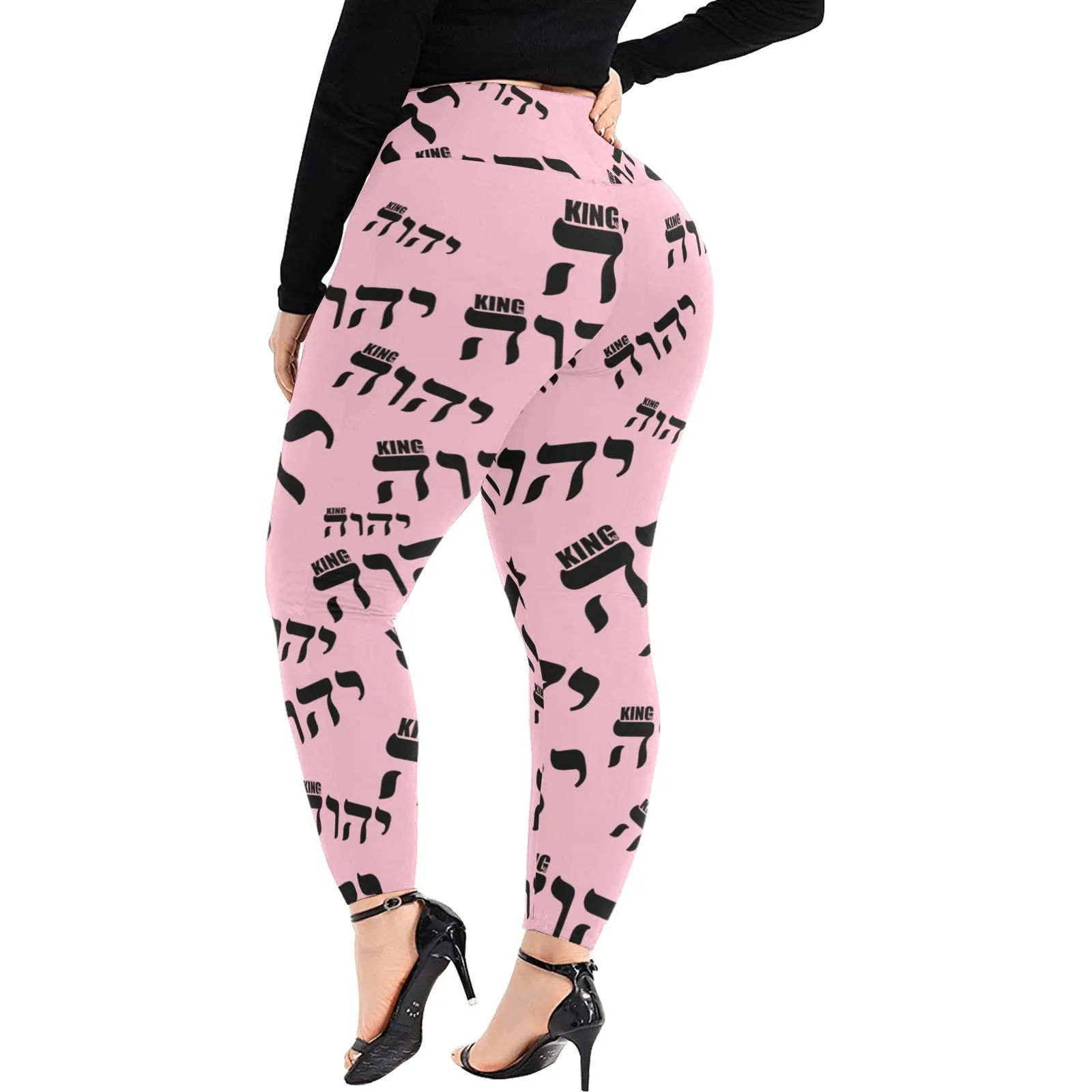 King YAHWEH Luxe II Women's High Waist Leggings (Plus Size)