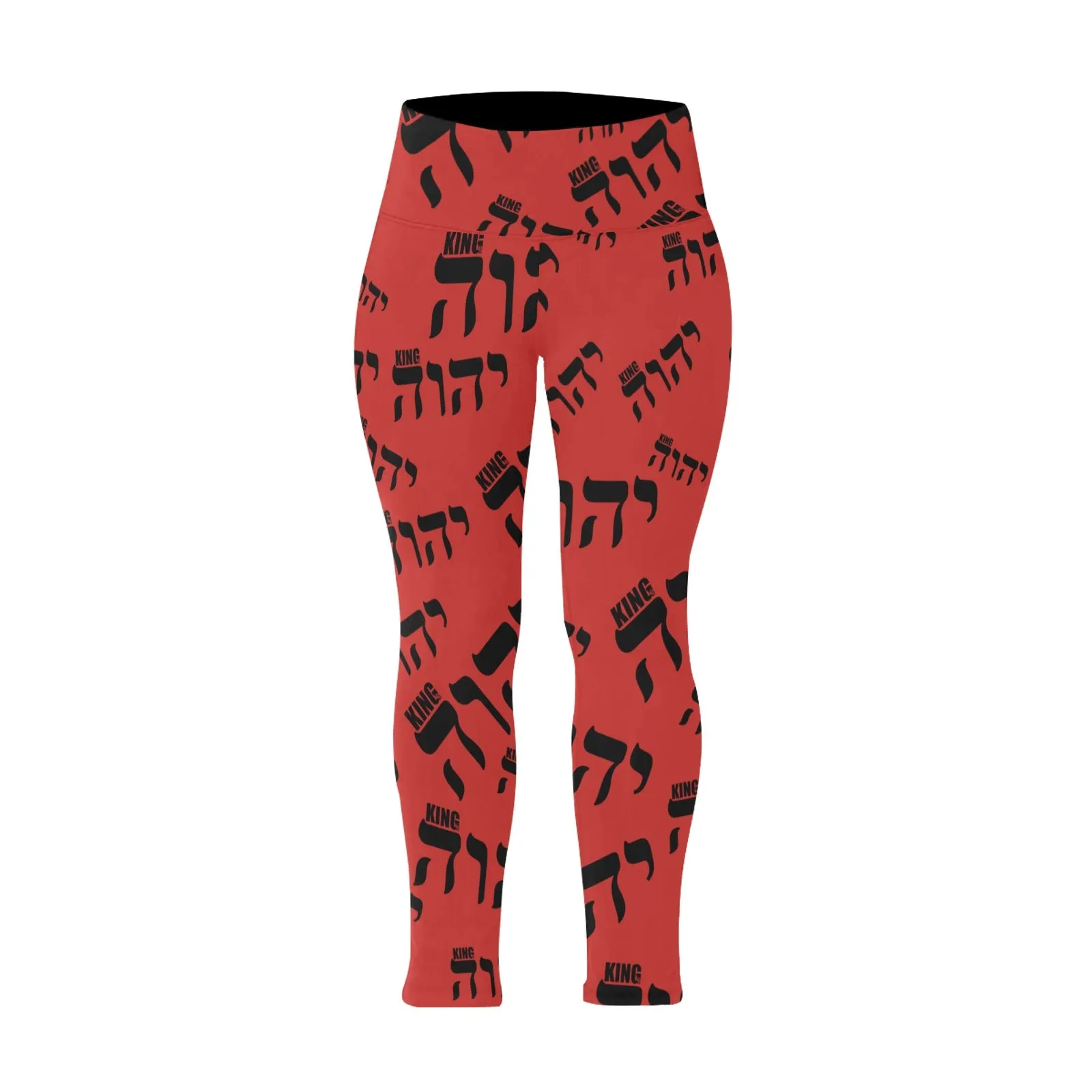King YAHWEH Luxe II Women's High Waist Leggings (Plus Size)