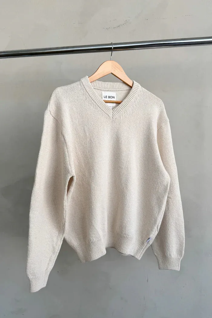 Le Bon Shoppe | Gabby Cotton Sweater | Natural