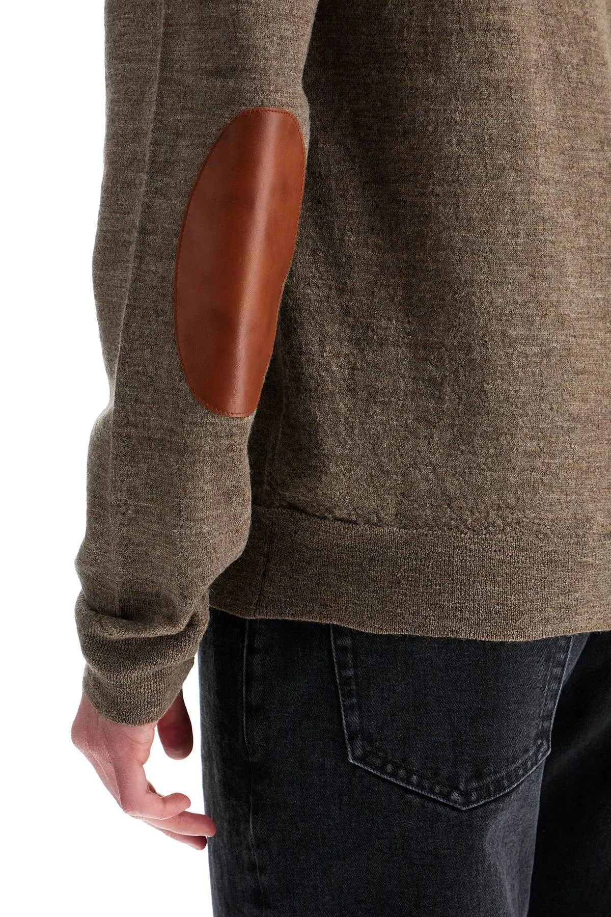 MAISON MARGIELA Pullover Con Toppe A Contrasto