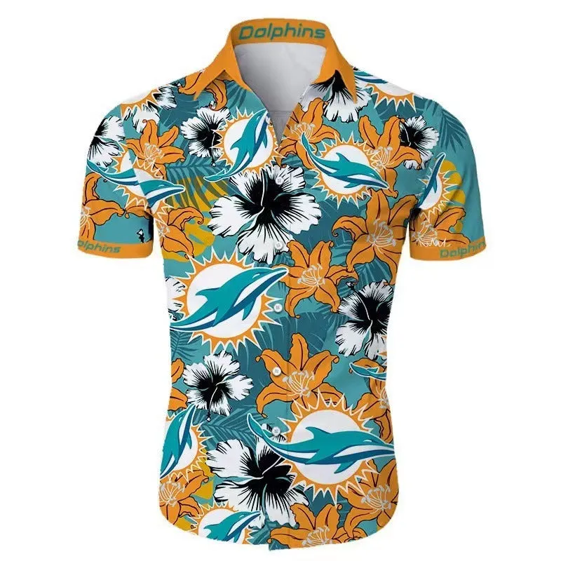 Men's Fashion Casual Short Sleeve Printed Shirt