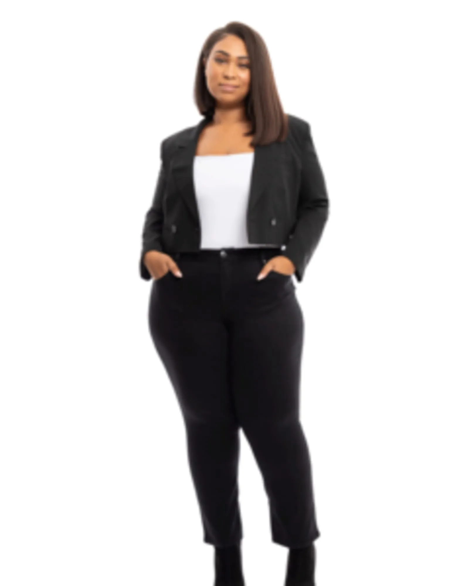 Micky Cheeky Straight Jean | Black