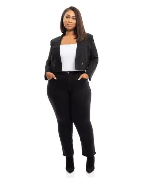 Micky Cheeky Straight Jean | Black