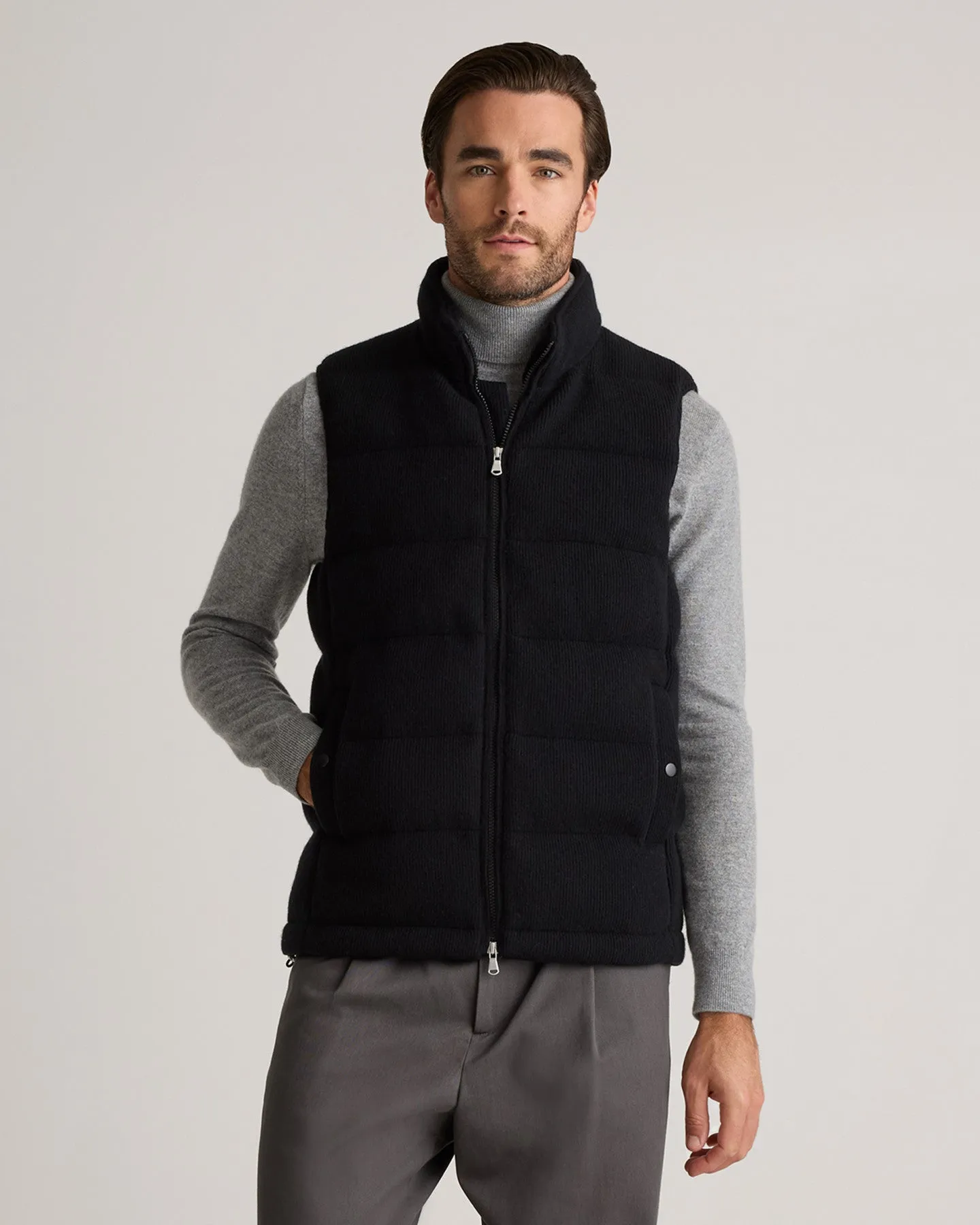 Mongolian Cashmere Puffer Vest