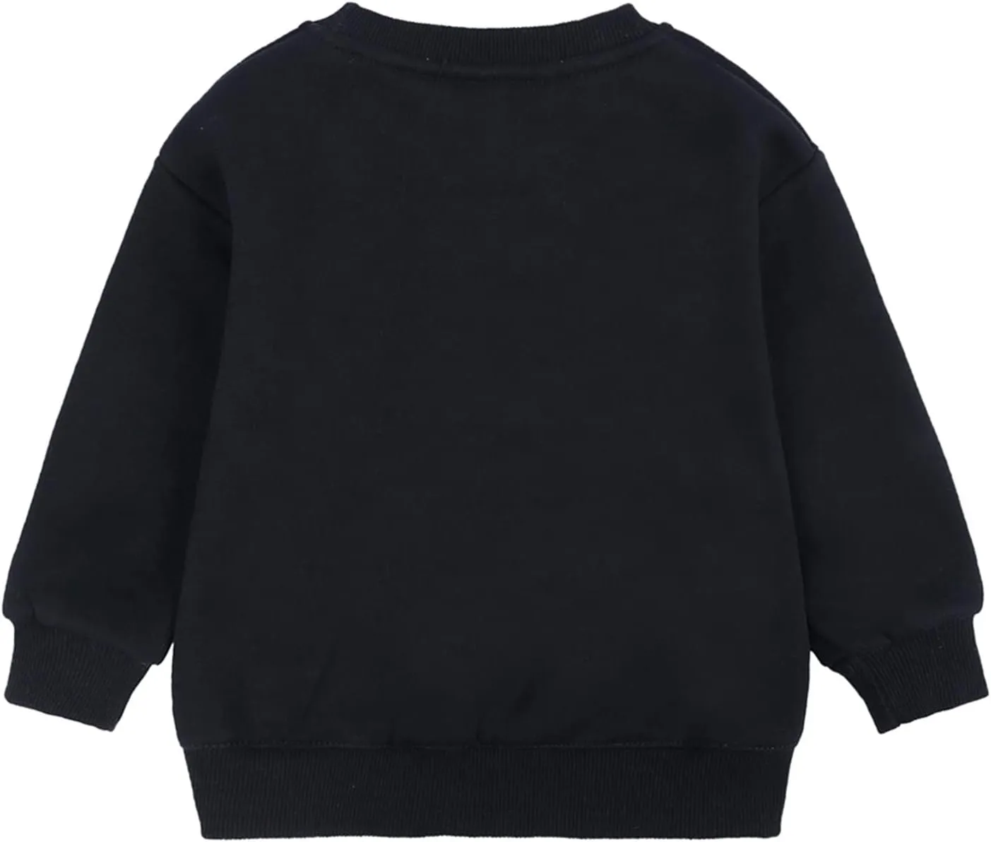 Newborn Infant Baby Boys Girls Cotton Pullover Sweatshirt Toddler Solid Color Crewneck Blouse Shirt Tops Kids Warm Clothes