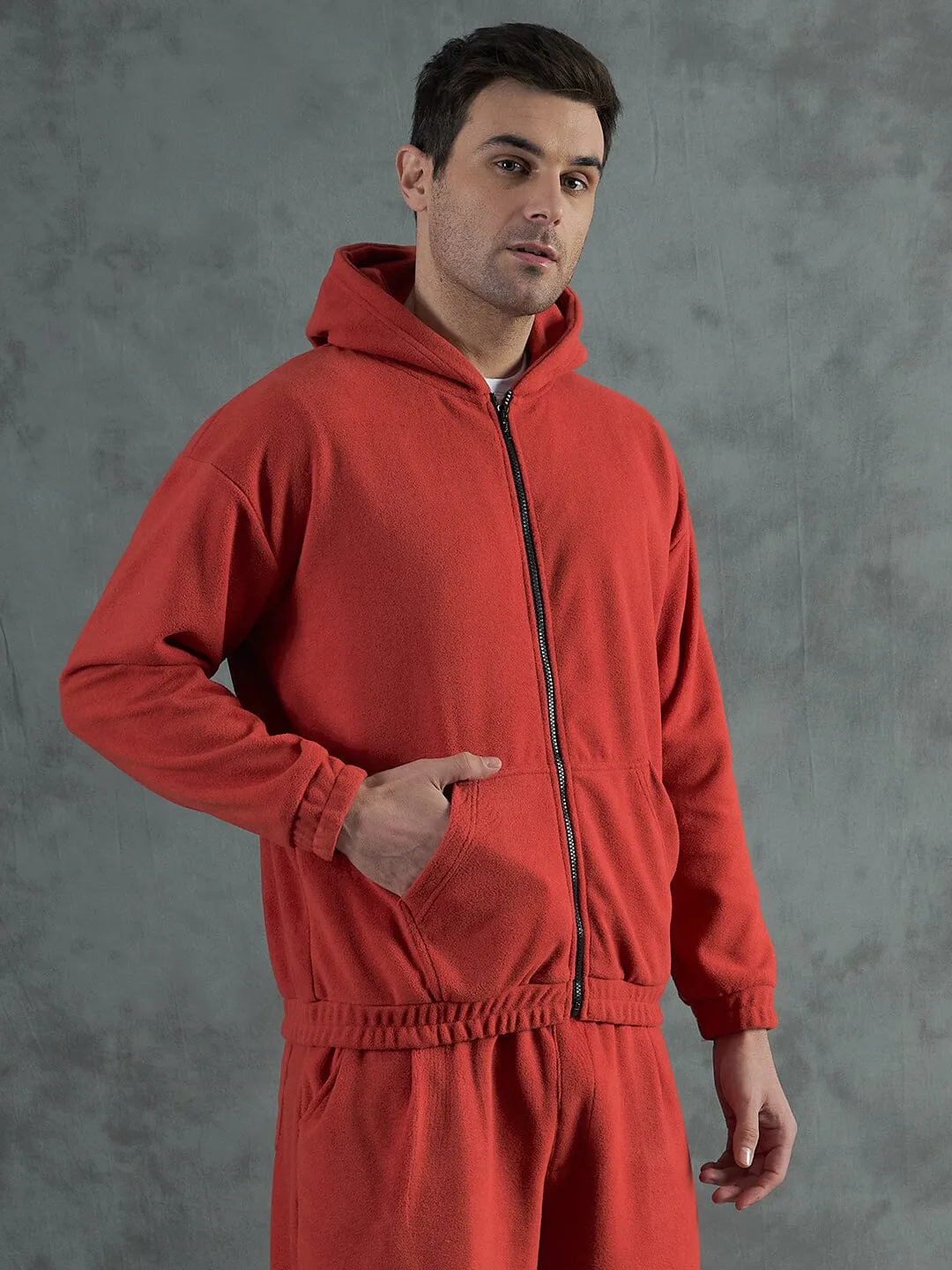 Orange Inmate Polar Fleece Hoodie