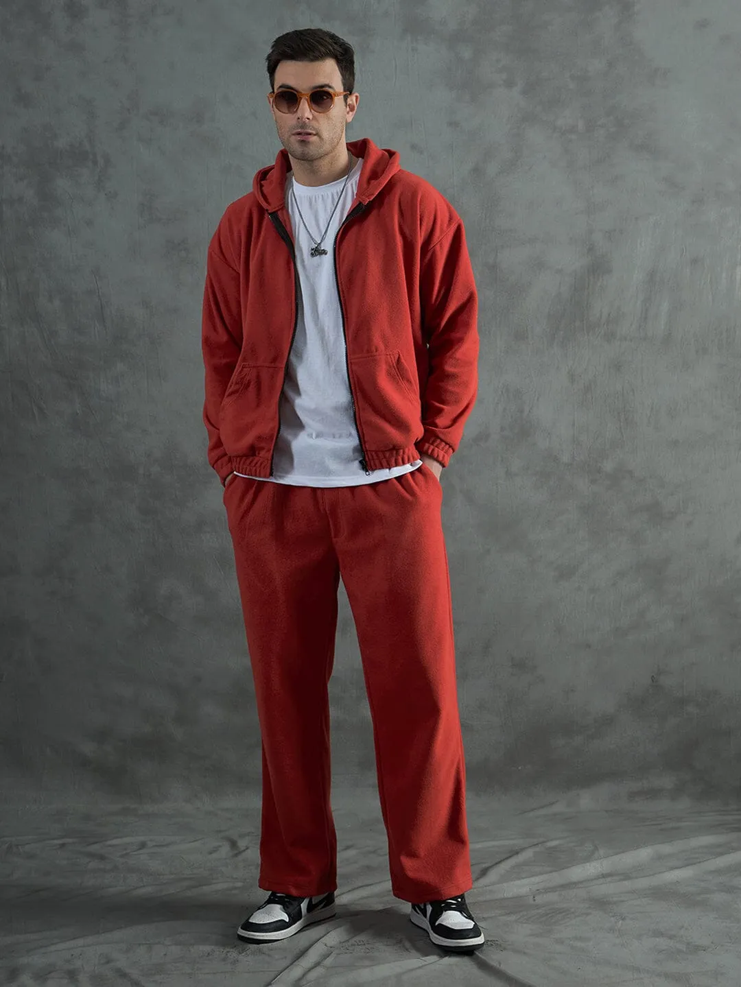 Orange Inmate Polar Fleece Hoodie