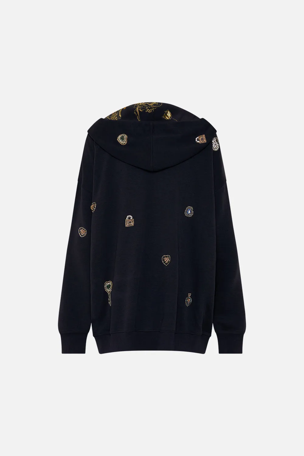 OVERSIZED EMBELLISHED BOYFRIEND HOODIE AMSTERGLAM