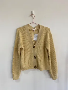 Pastel Yellow Knit Cardigan, H&M, Size Xs, 6, 8, 10