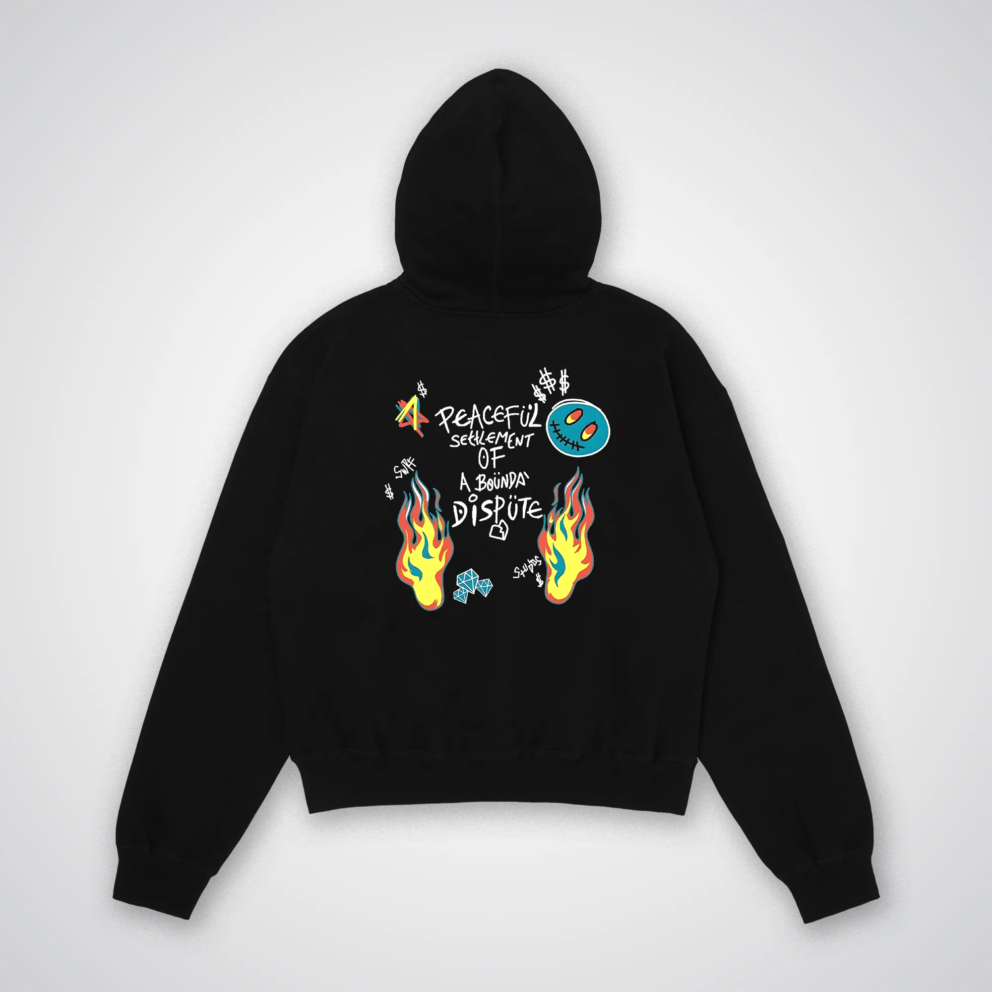 Peaceful settlement Oversized Hoodie