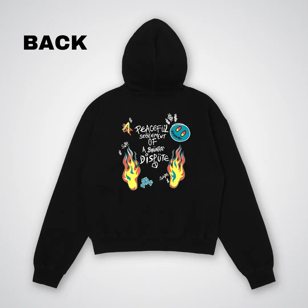 Peaceful settlement Oversized Hoodie